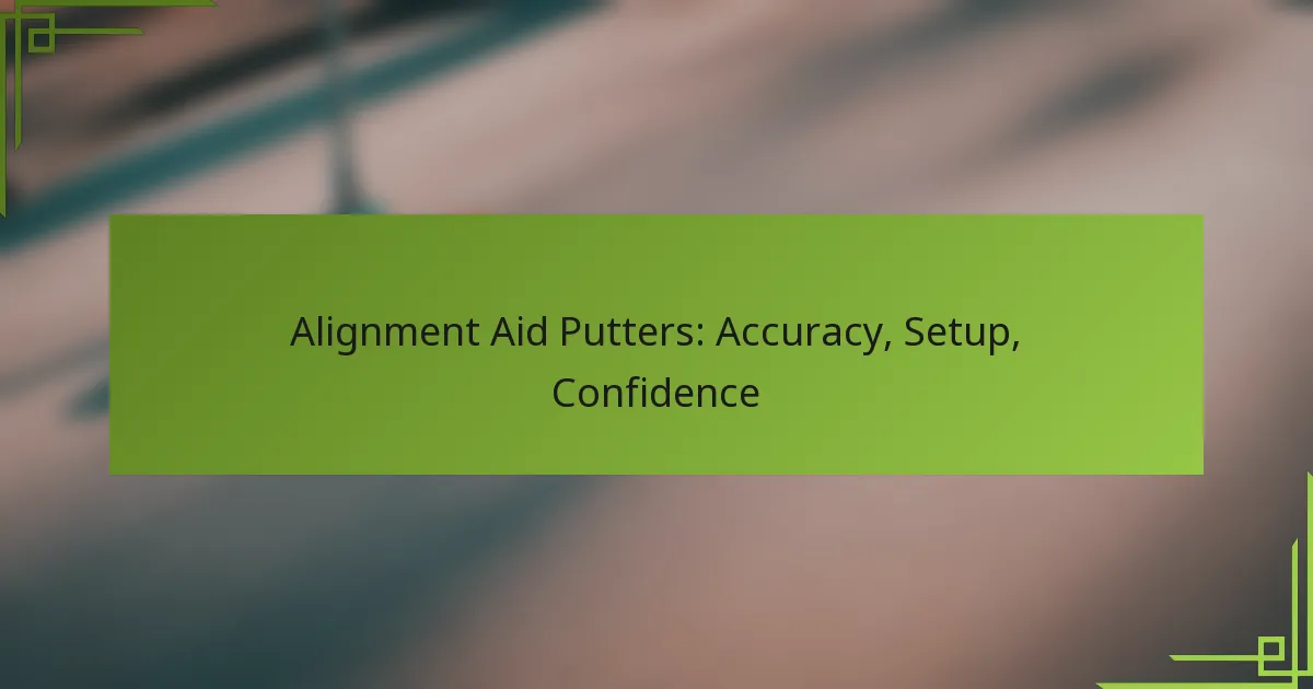Alignment Aid Putters: Accuracy, Setup, Confidence