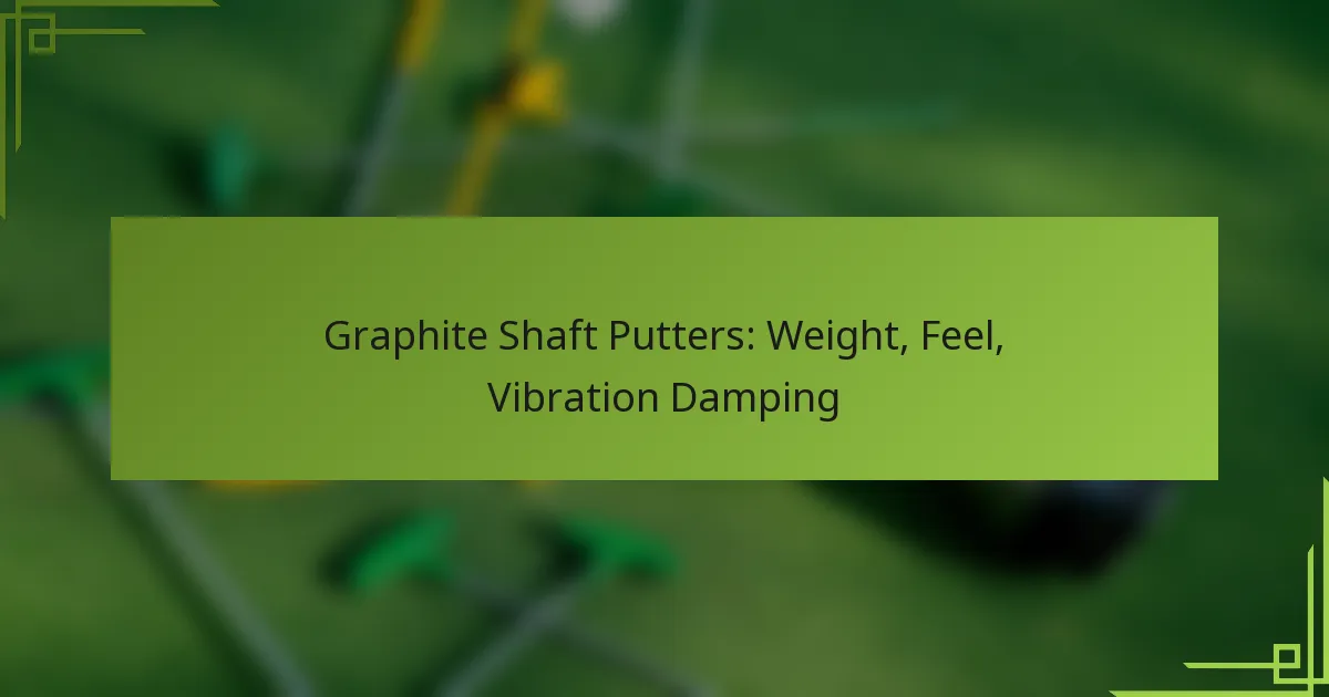 Graphite Shaft Putters: Weight, Feel, Vibration Damping